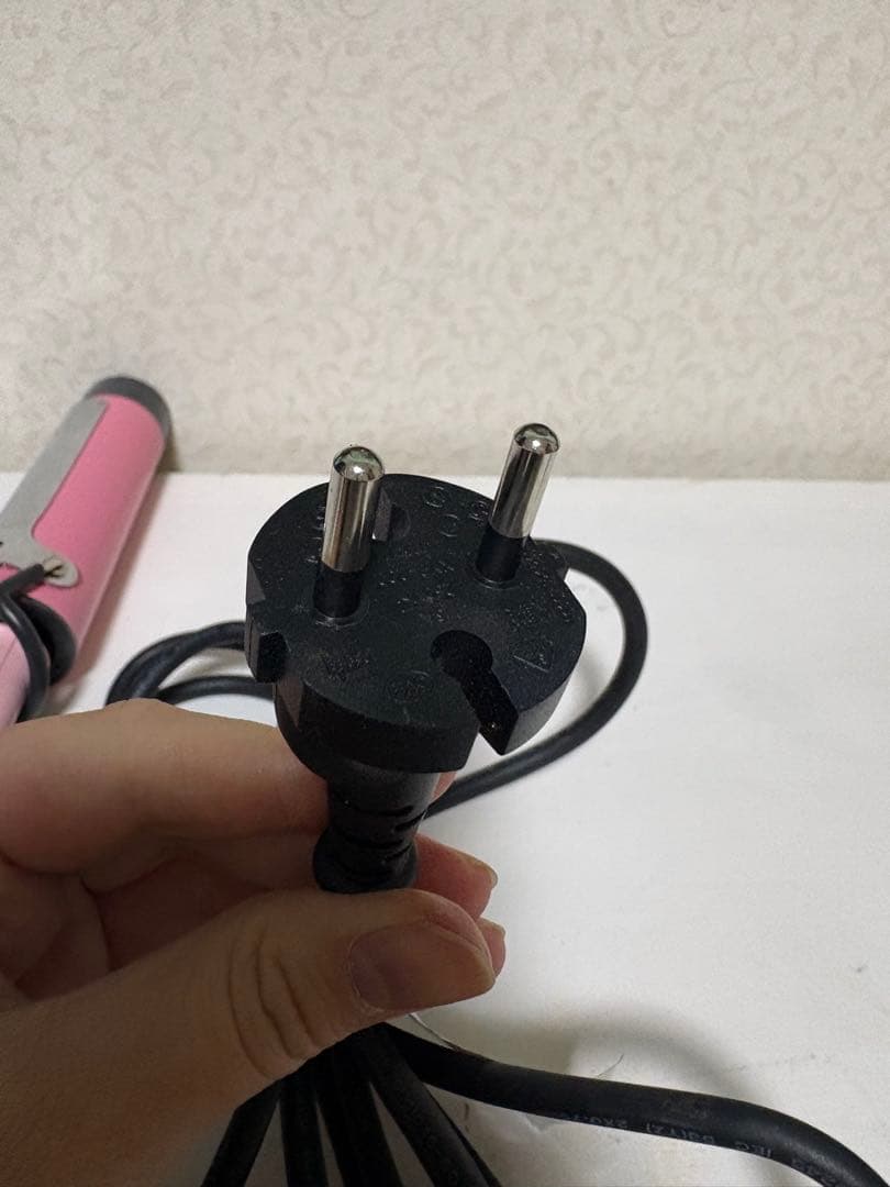 VODANA カールヘアアイロン ピンク 40mm