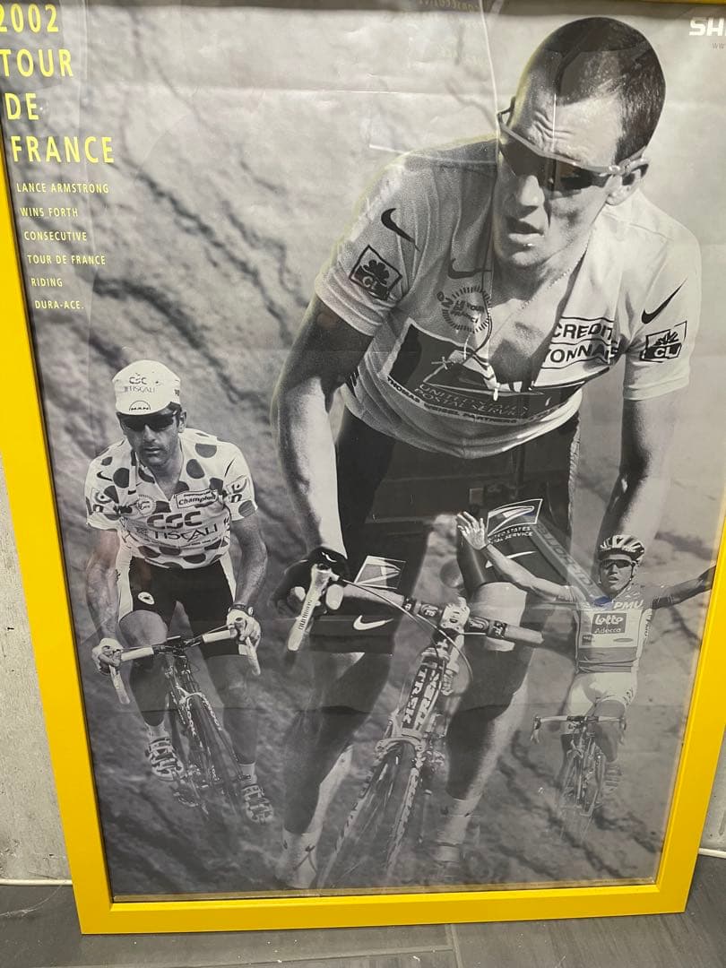 カフェや店舗に ツールドフランス　b2 シマノ trek NIKE ランス