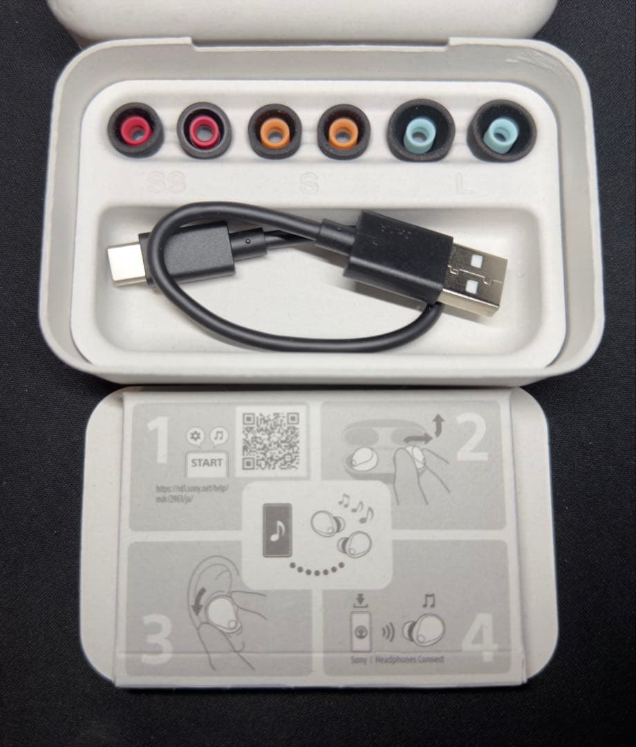 【中身新品同様】SONY WF-1000XM5 ブラック メーカー保証修理済