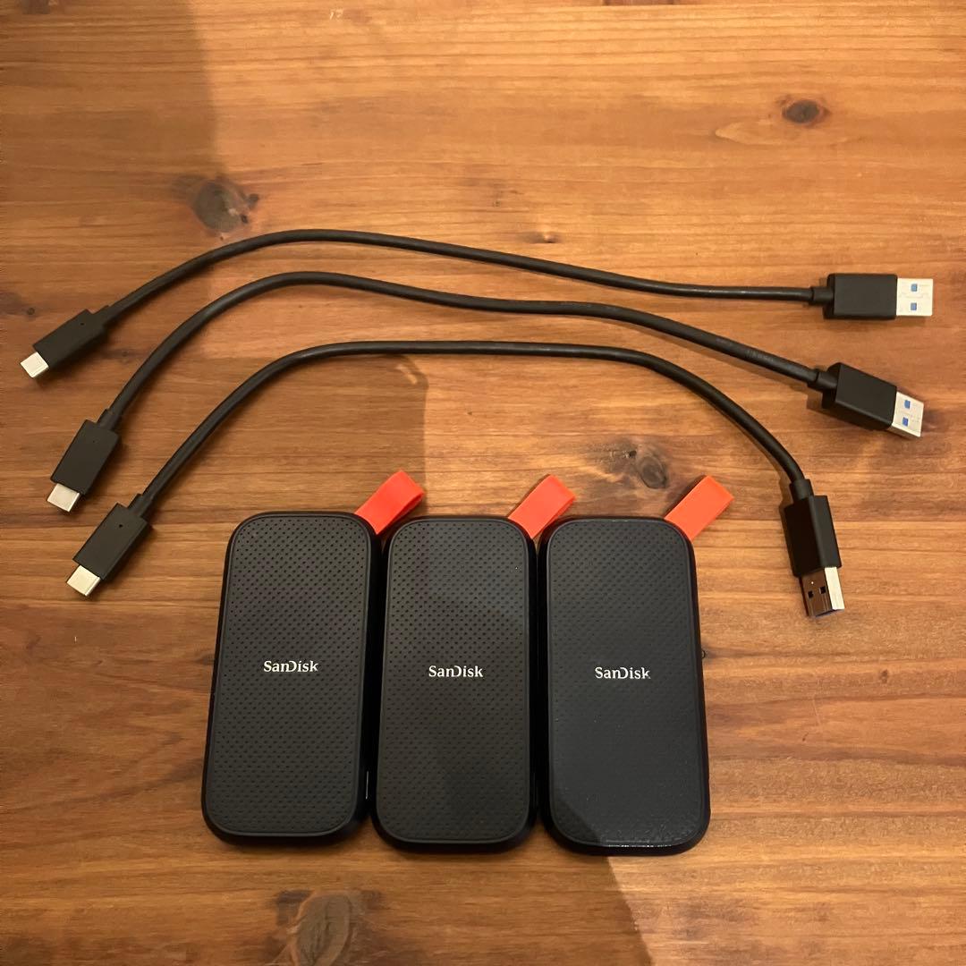 【SALE】SanDisk 2TB 500GB SSD 外付け