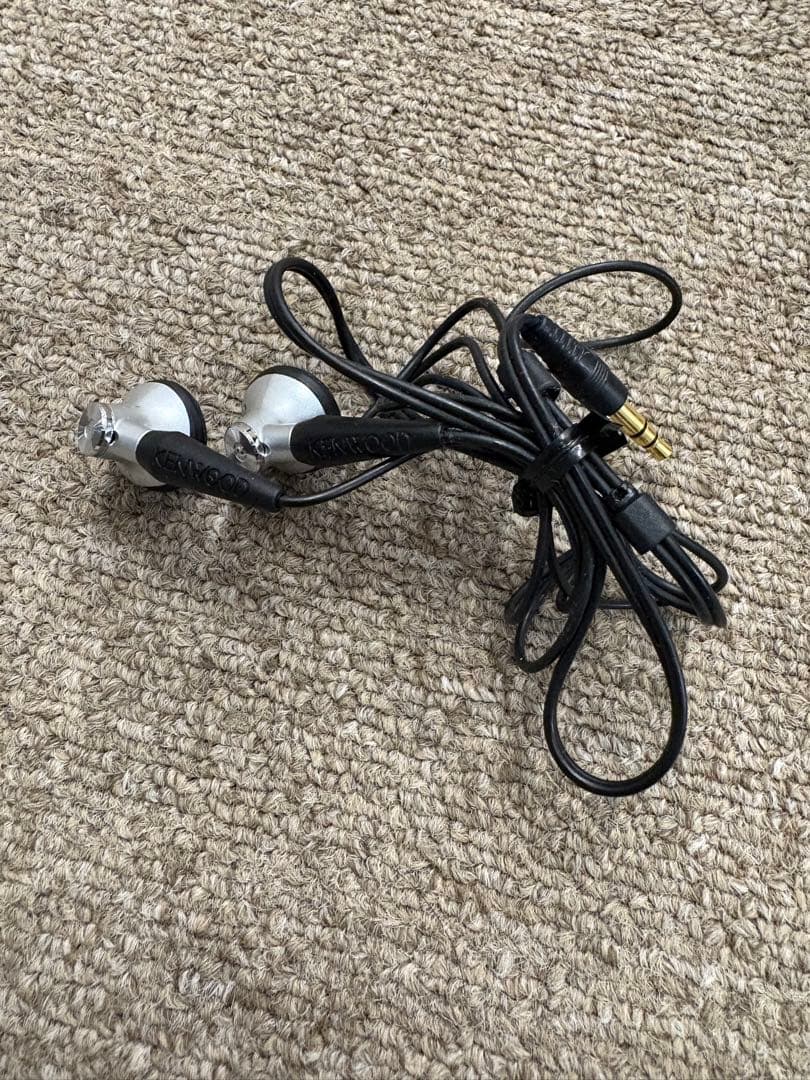 動作品 KENWOOD DMC-T33 ポータブルMDプレーヤー 水色 純正品