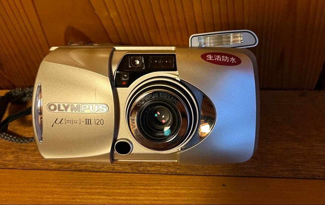 k*7様 超美品　OLYMPUS　μ−3 120 ミュー　mju フィルムカメラ