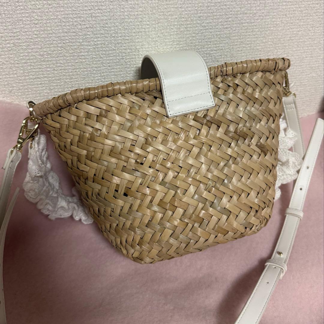 snidel コットンショルダーブレードバッグ