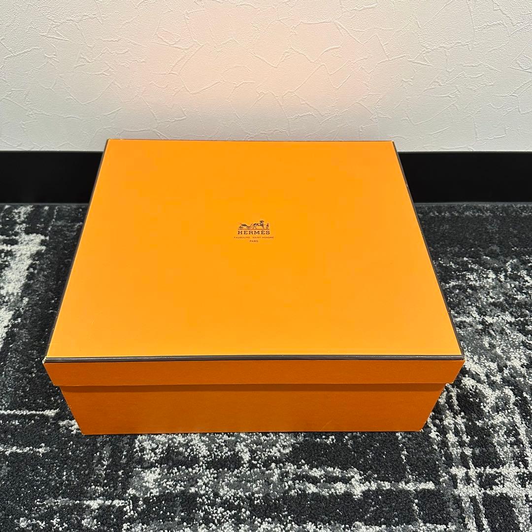 42 美品　HERMES　エルメス　オレンジ　空箱　ケリー32・バーキン30用
