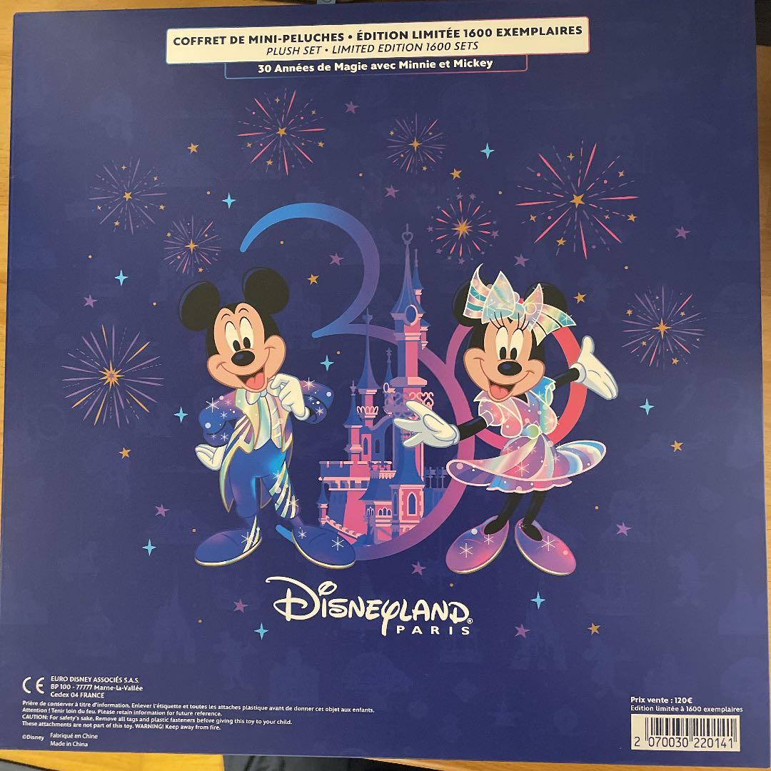 ディズニーパリ　30周年　1600体　限定　ミッキー&ミニー