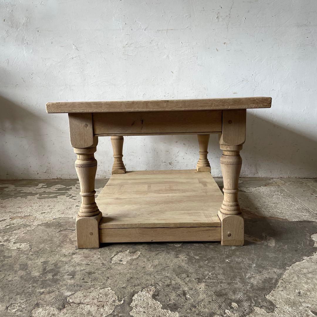 ビンテージ サイドテーブル　コーヒーテーブル　テレビ台　剥離