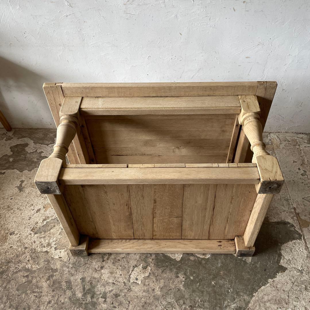 ビンテージ サイドテーブル　コーヒーテーブル　テレビ台　剥離