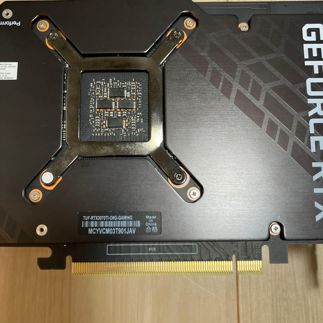 グラフィックボード・グラボ・ビデオカード ASUSTek TUF GeForce RTX 3070 Ti OC 8GB