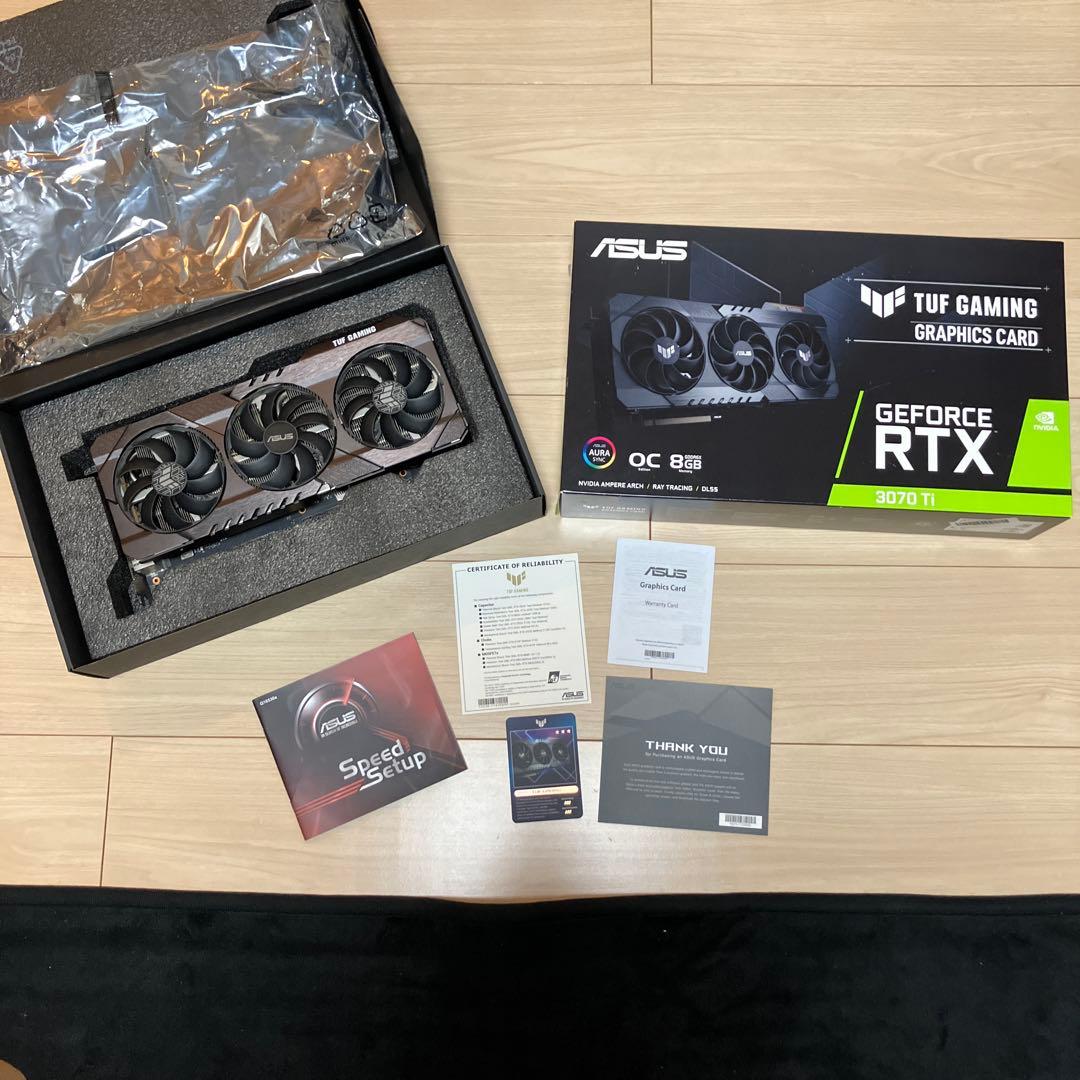 グラフィックボード・グラボ・ビデオカード ASUSTek TUF GeForce RTX 3070 Ti OC 8GB
