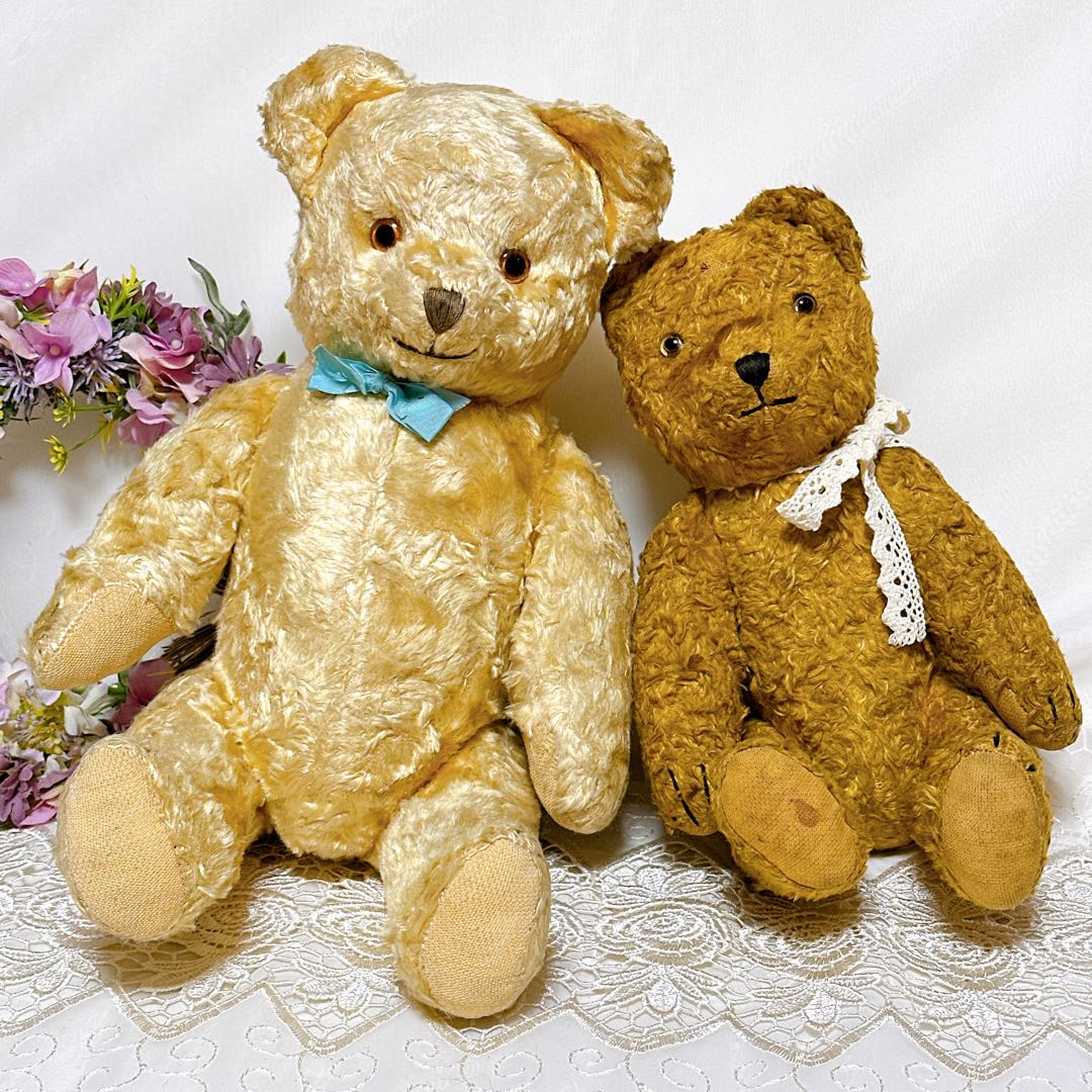 ❤️奇跡の極美品✨❤️英国にっこりアンティークベア　テディベア　ビンテージ　イギリス