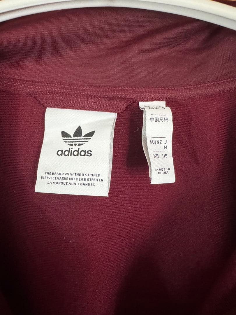 adidas original トラックジャケット マルーン Mサイズ
