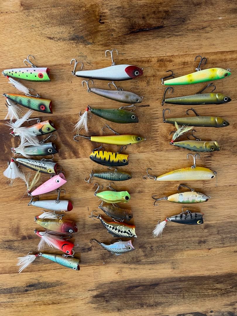 メガバス等　ルアー27点セット　ドッグX パロット入り