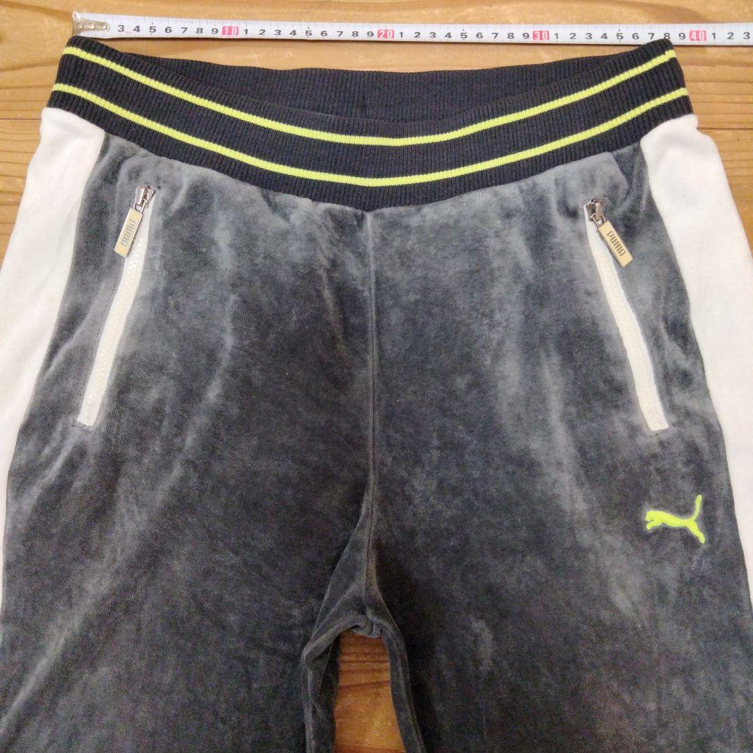 PUMA ベロア ジャージセットアップ Lサイズ グレー