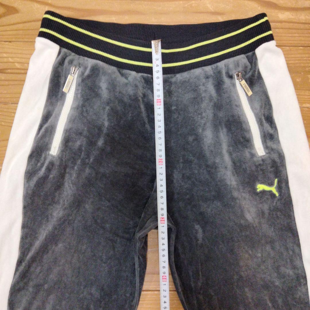 PUMA ベロア ジャージセットアップ Lサイズ グレー