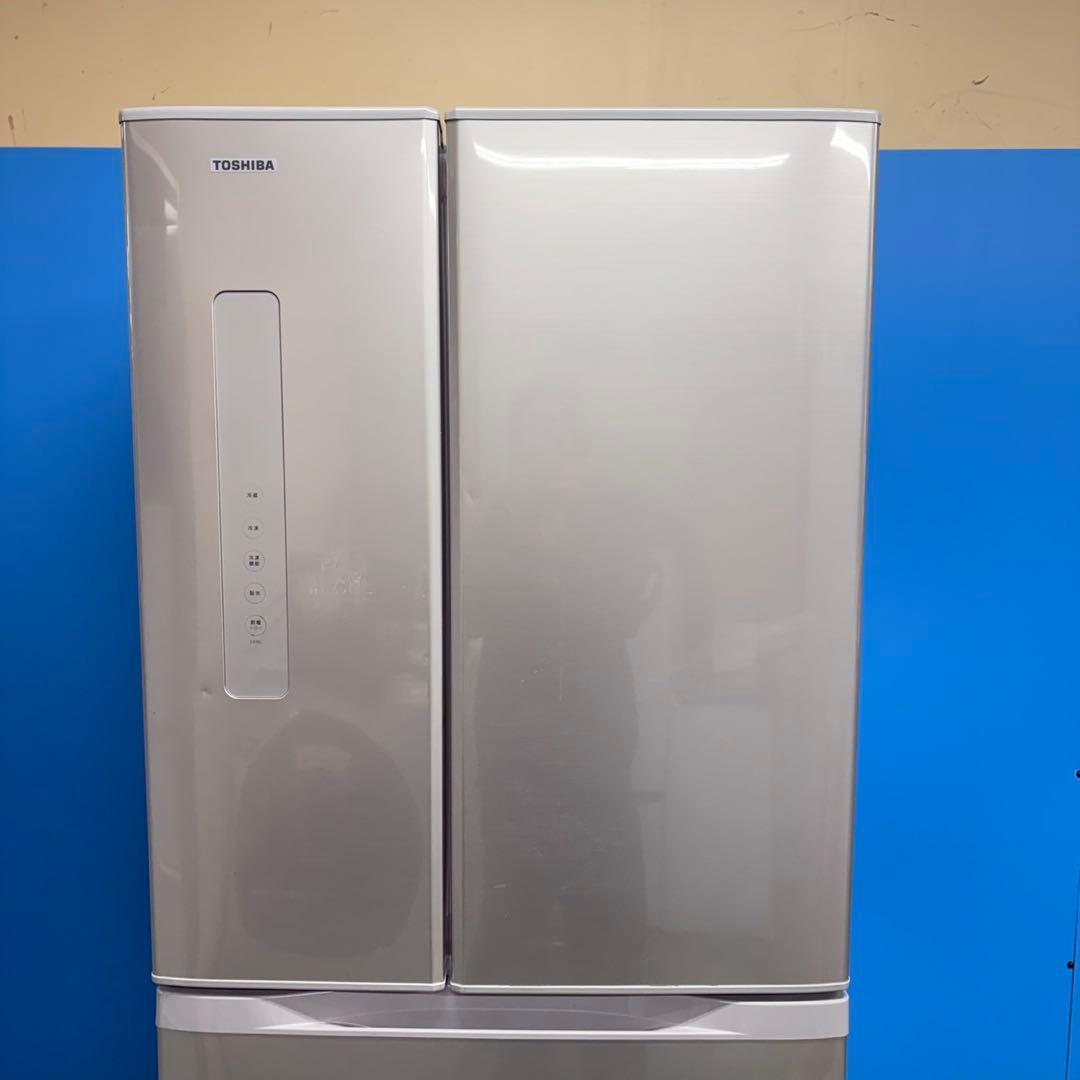 634 ファミリー向け　大型冷蔵庫　6ドア　観音開き　フレンチドア　500L強