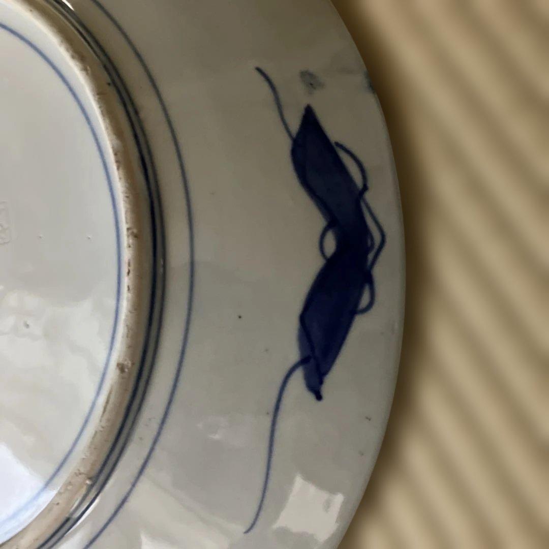 有田焼き　日本伝統陶器の大皿　直径約40cm アンティーク