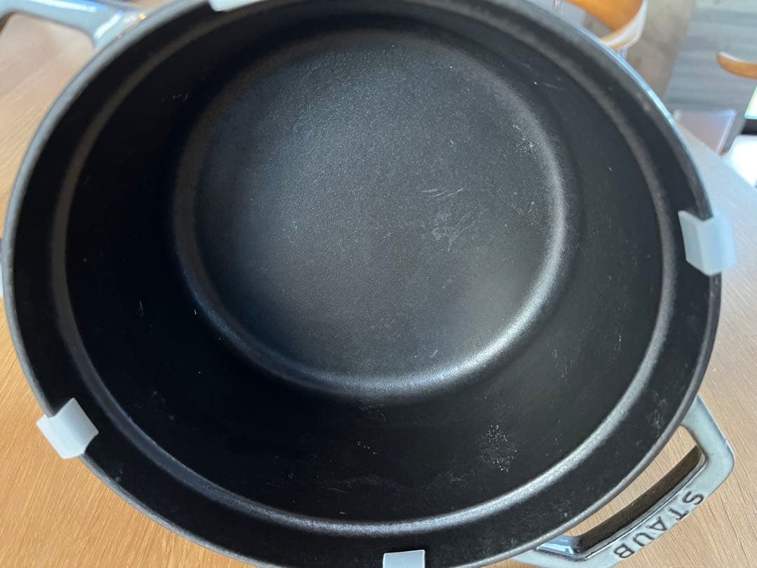 STAUB 両手鍋 グレー 20cm
