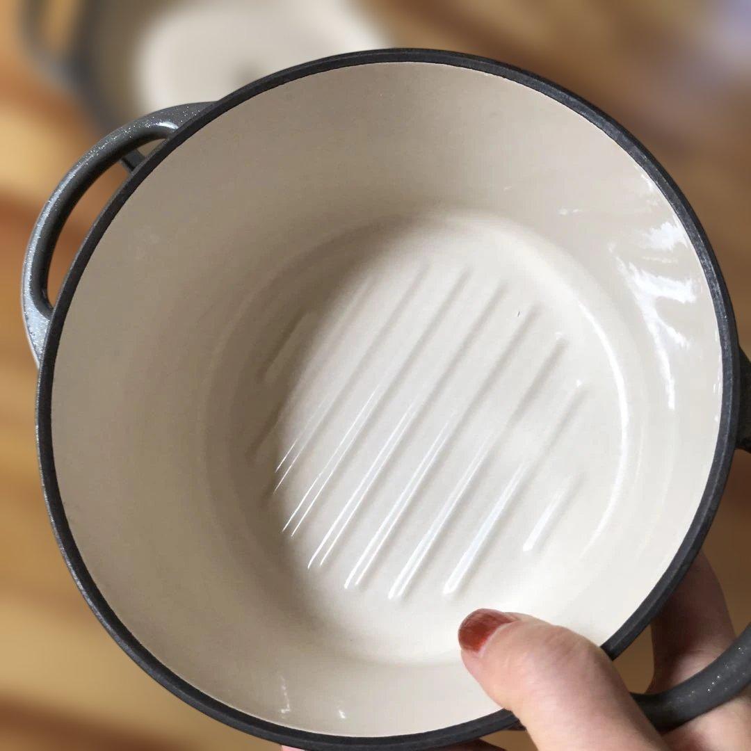 VERMICULAR 両手鍋 グレー 鋳鉄製18CM