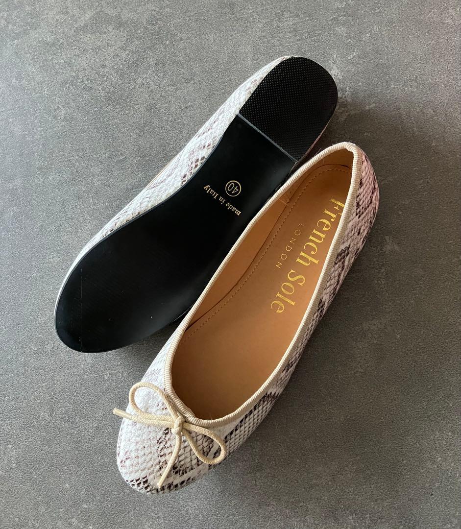 新品正規品　日本未入荷　ロンドン大人気　フレンチソール　バレエフラット　40