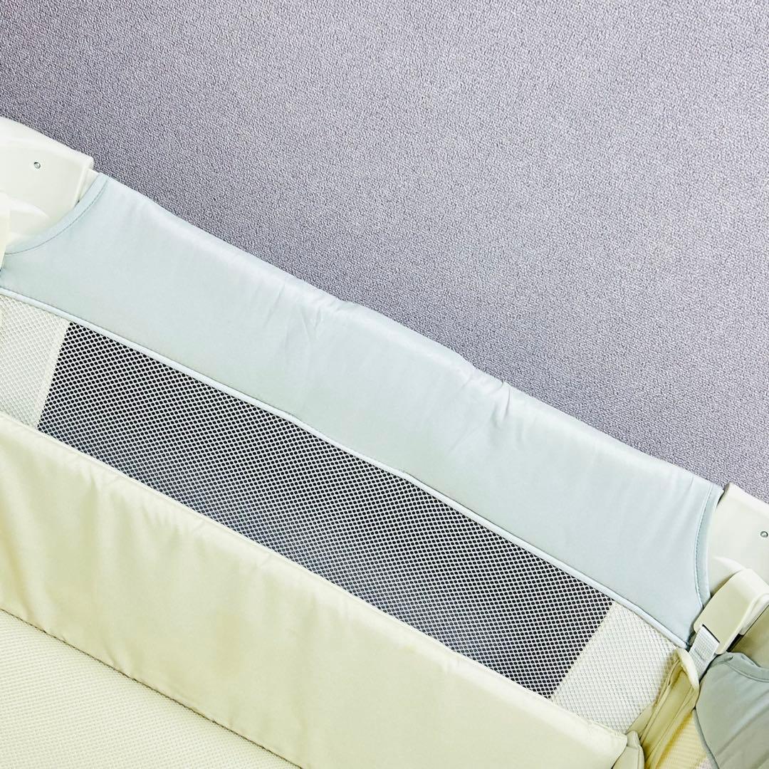 【送料無料】Aprica ココネルエアーAB ホワイトグレーWH ベビーベッド