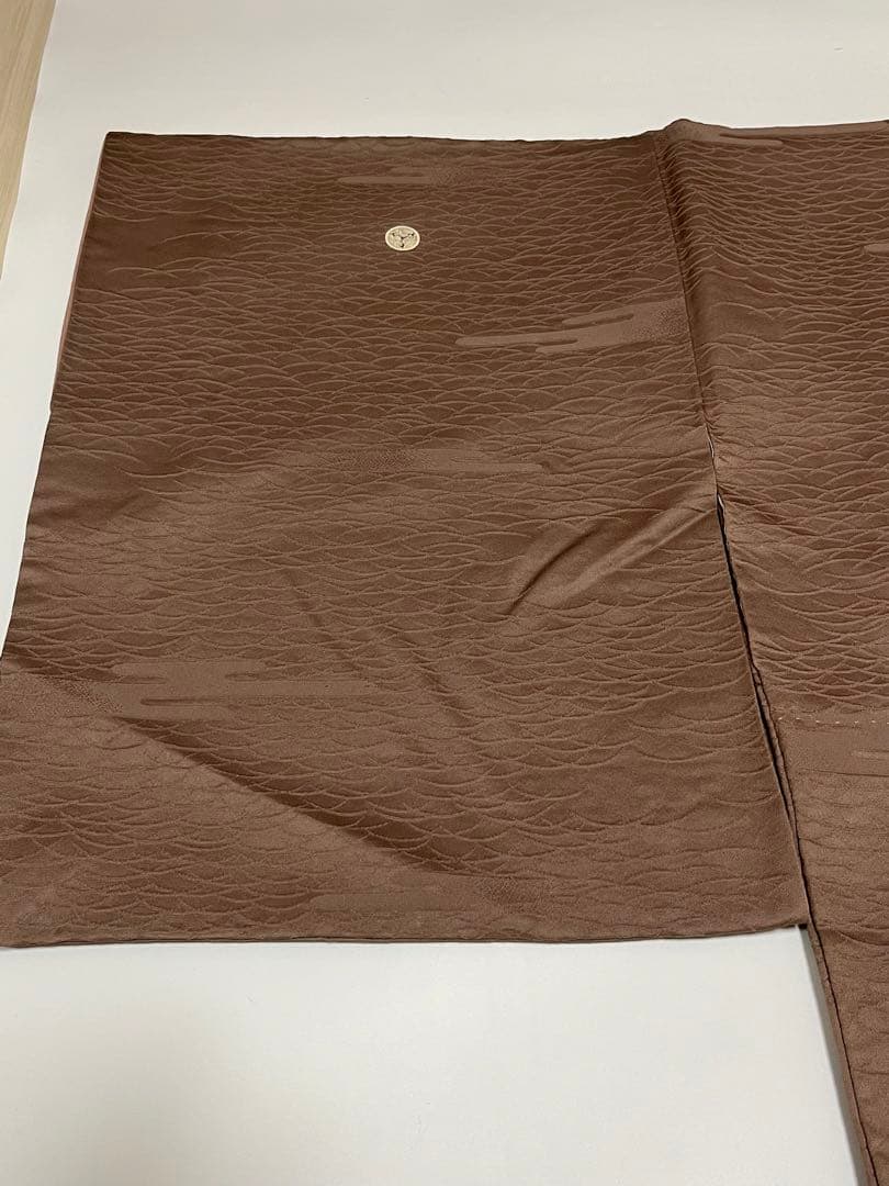 茶色の色留袖着物