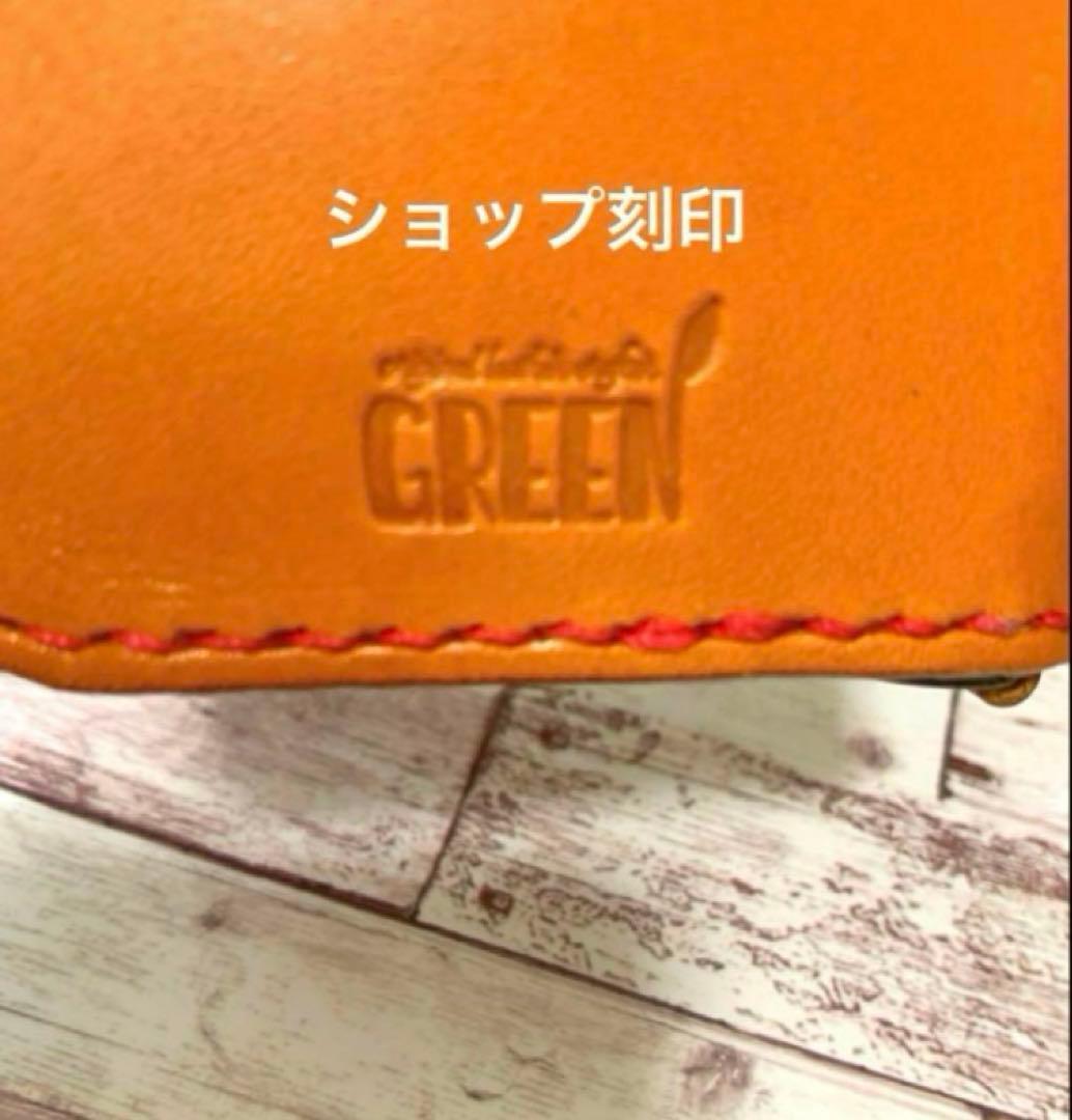 栃木レザー　レッド　iPhoneケース　2枚ポケット付き　手帳型　本革