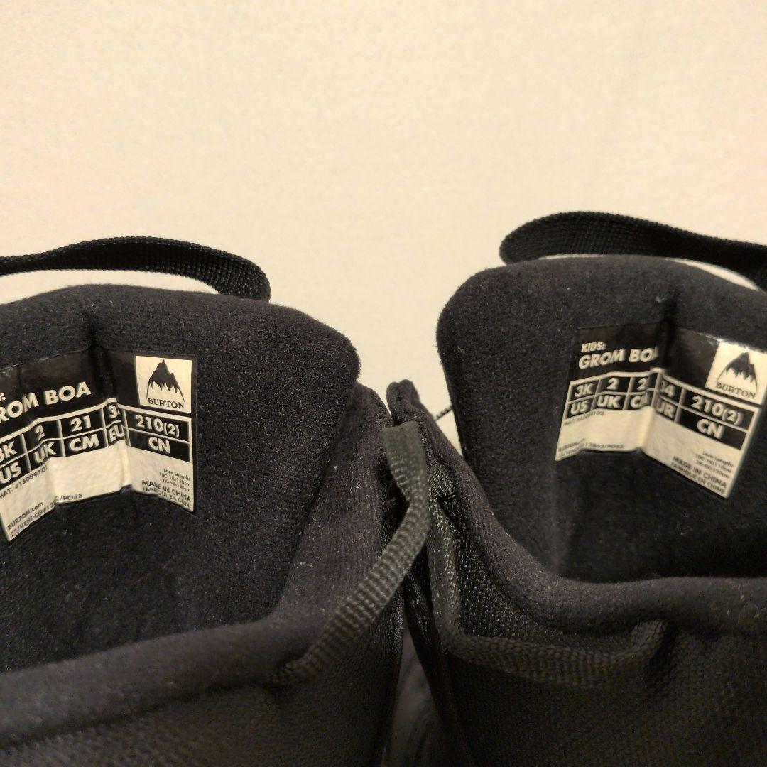 BURTON GROM BOA KIDS スノーボードブーツ 3K 21cm