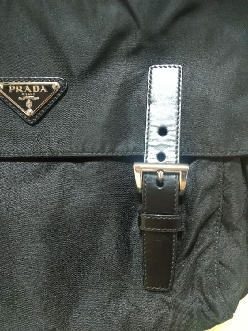 【美品】PRADA テスート ナイロンショルダーバッグ