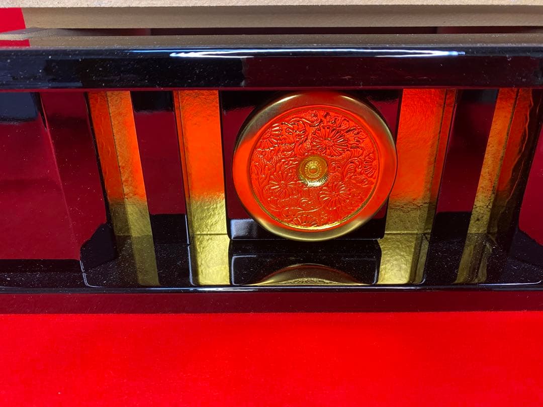 東京久月　家紋とお子様名入付破魔弓１３号・間口約３１×奥行約２４×高さ約５２㎝