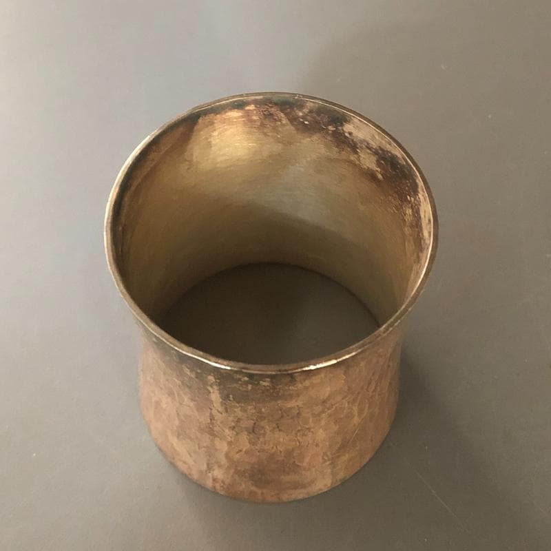 ◆509◆純銀　刻印有　蓋置 67.8g