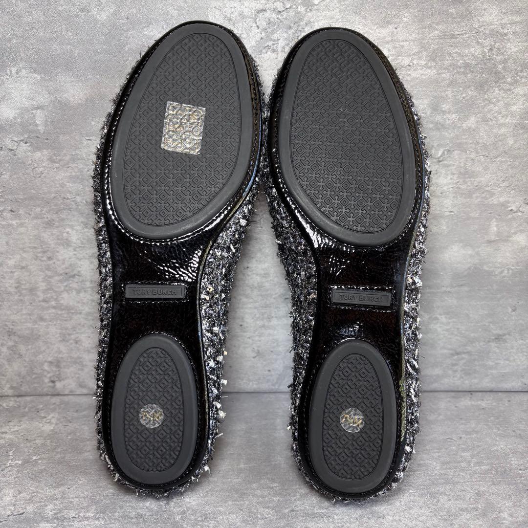 【完売品！未使用級】トリーバーチ バレエシューズ ミニー トラベル　ツイード