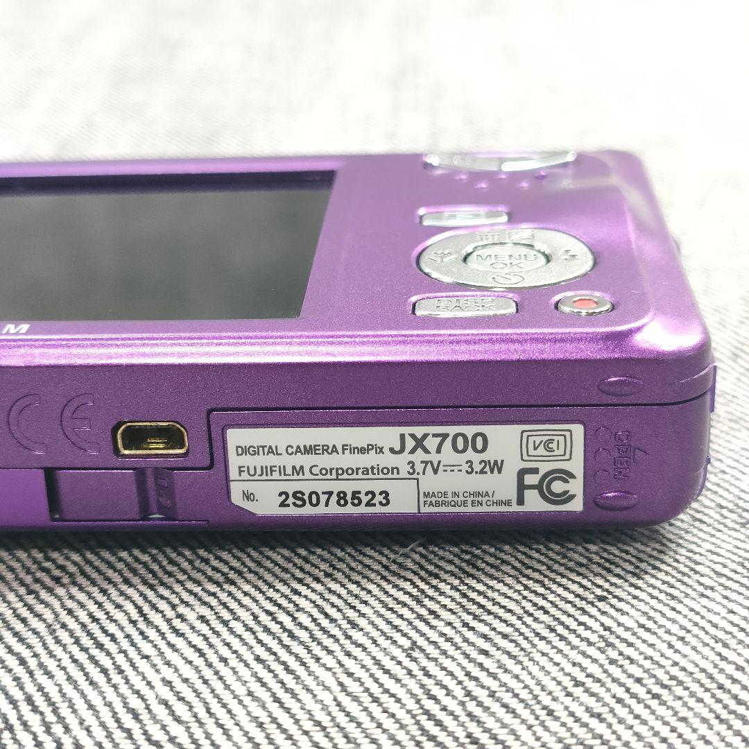 超美品 FUJIFILM FinePix JX700 パープル 富士フイルム
