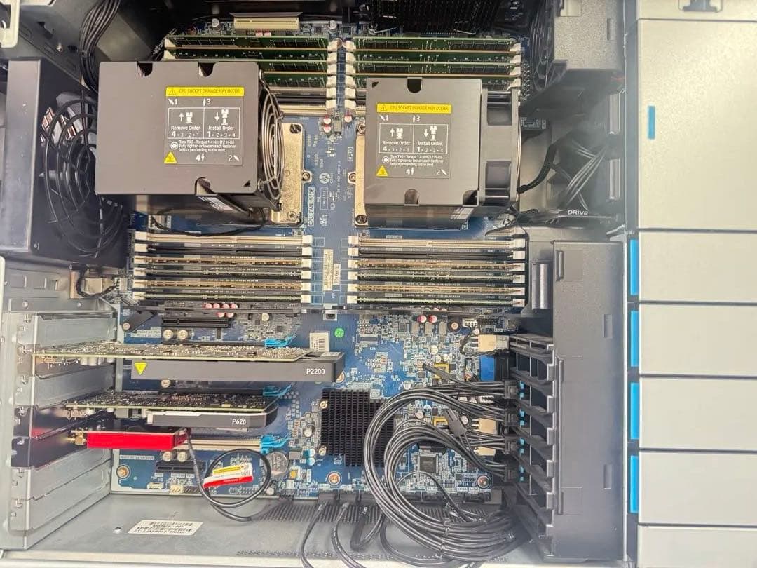 【在庫処分】HP Z8G4第2世代Gold6234 2CPU 384GB/1TB