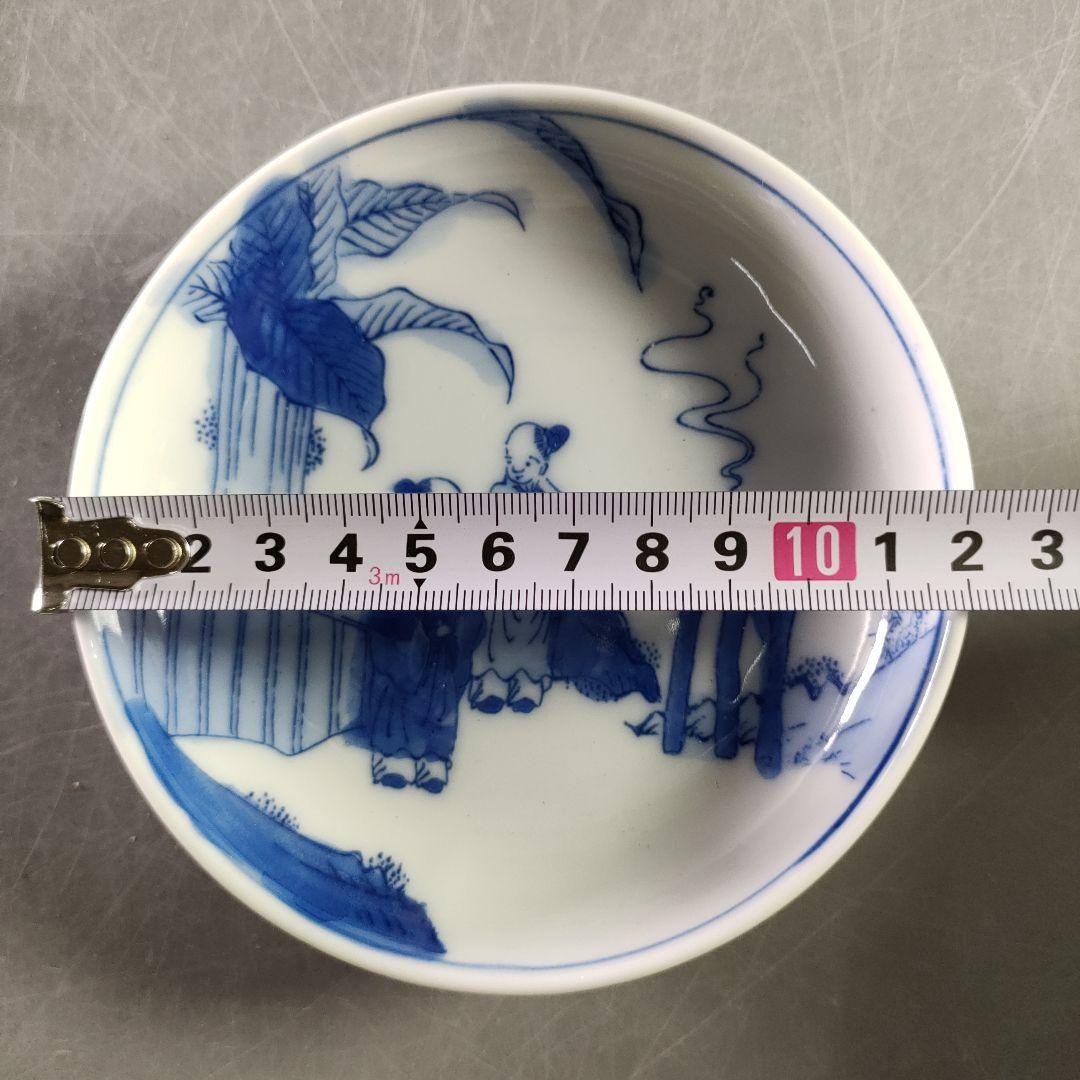 A894-2/染付銘々皿/小皿/向付/飾皿/豆皿/20客/
