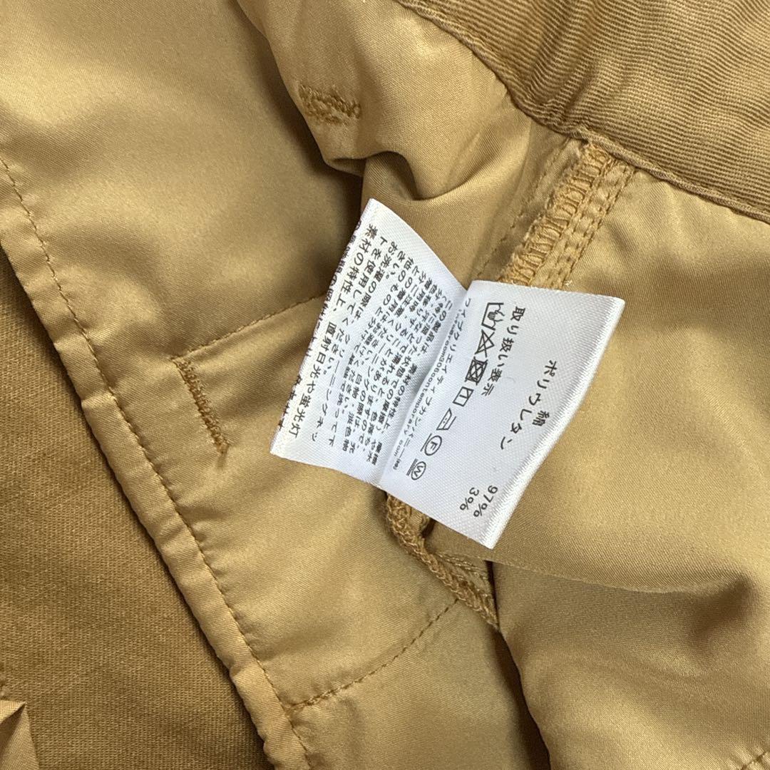美品⭐︎room306 カーブパンツ　ウエストデザイン　チノパン　ベージュ
