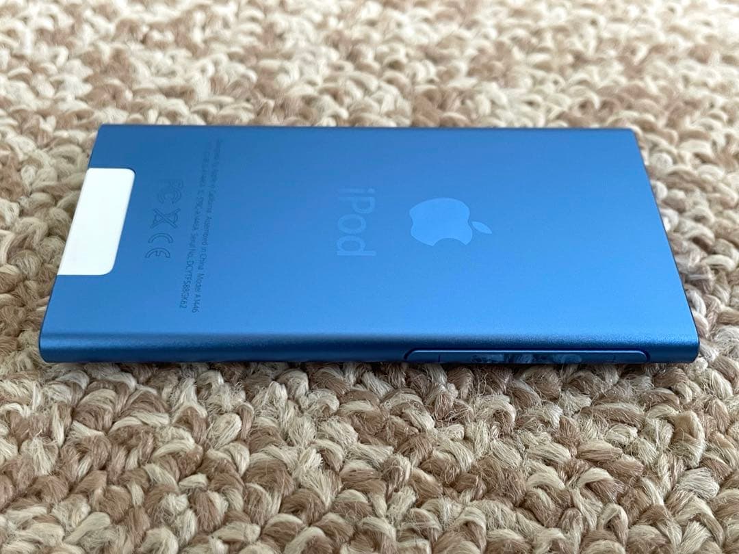 ☆美品 動作確認済 iPod nano 第7世代 ブルー 2015年モデル