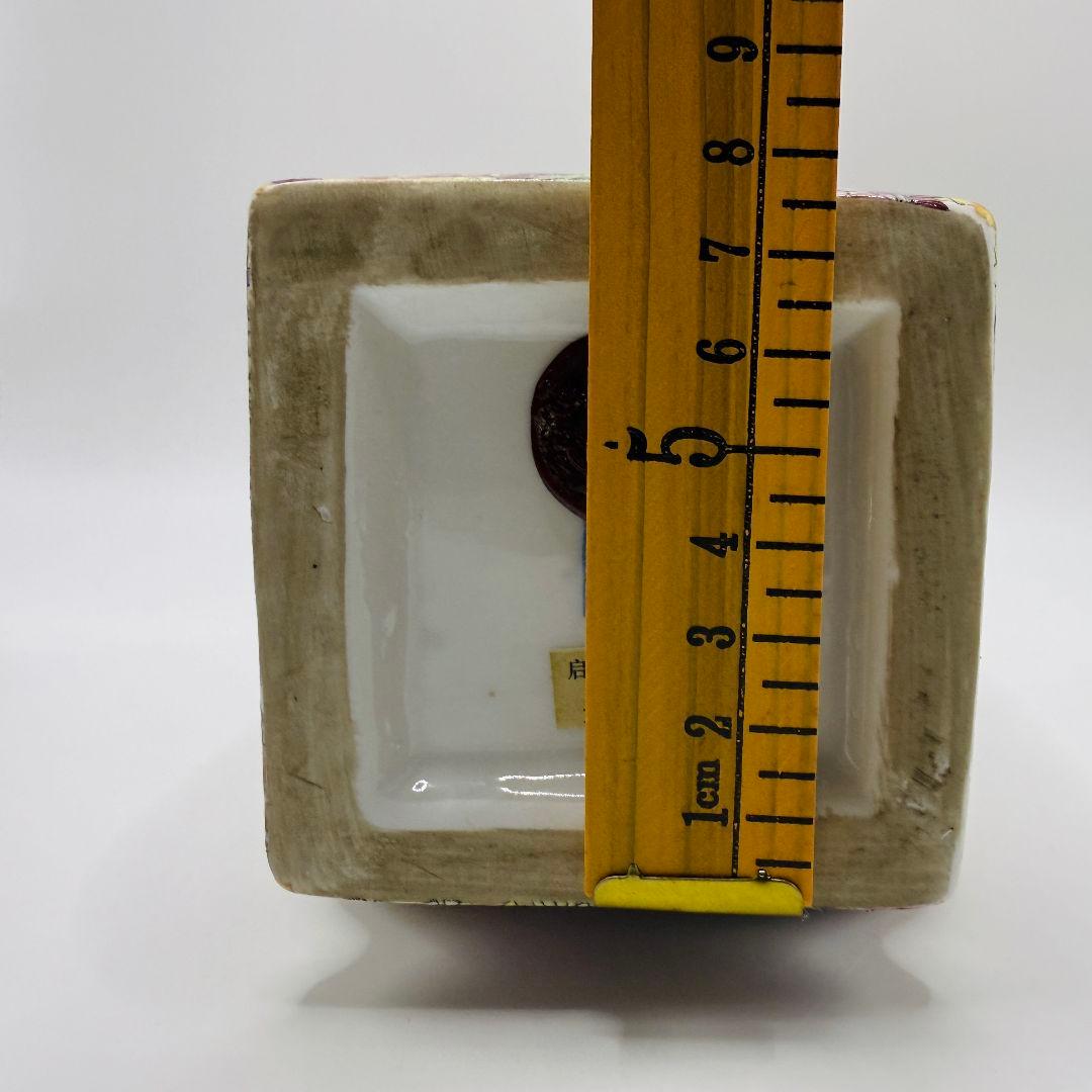 R108 万華彩蒔絵 花瓶（かびん）陶磁器 アンティーク