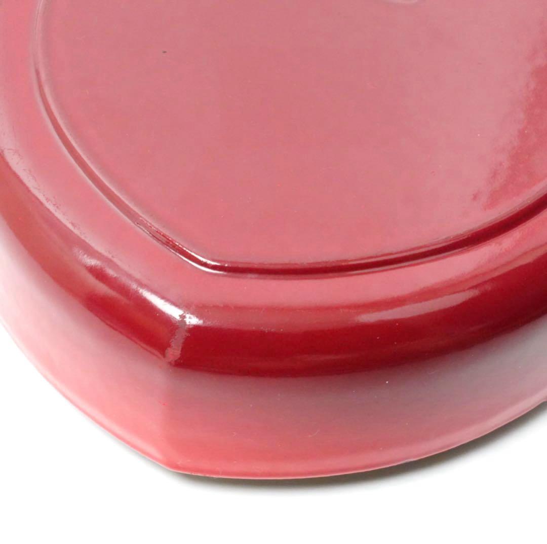 LE CREUSET　ココットダムール　ダムールプレート　チェリーレッド　2L