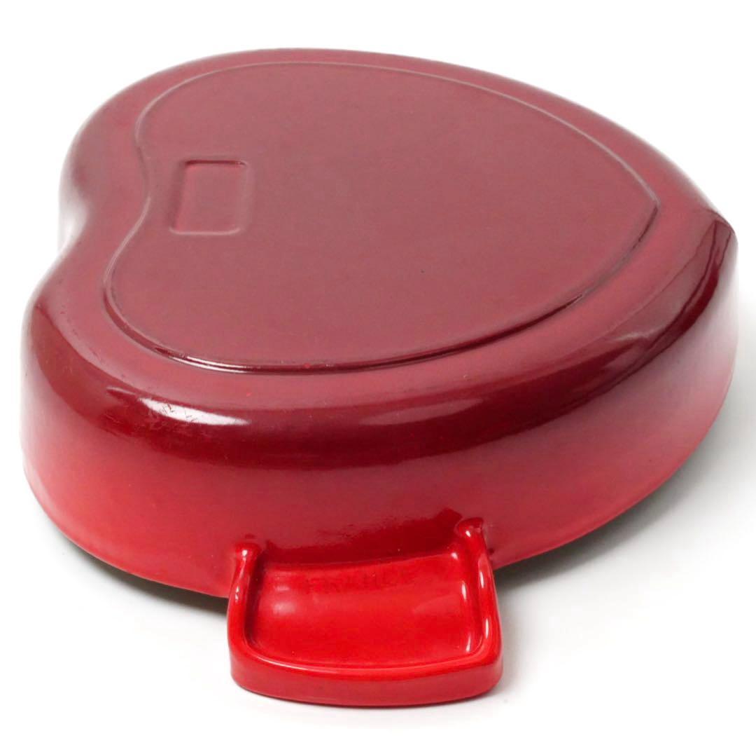 LE CREUSET　ココットダムール　ダムールプレート　チェリーレッド　2L