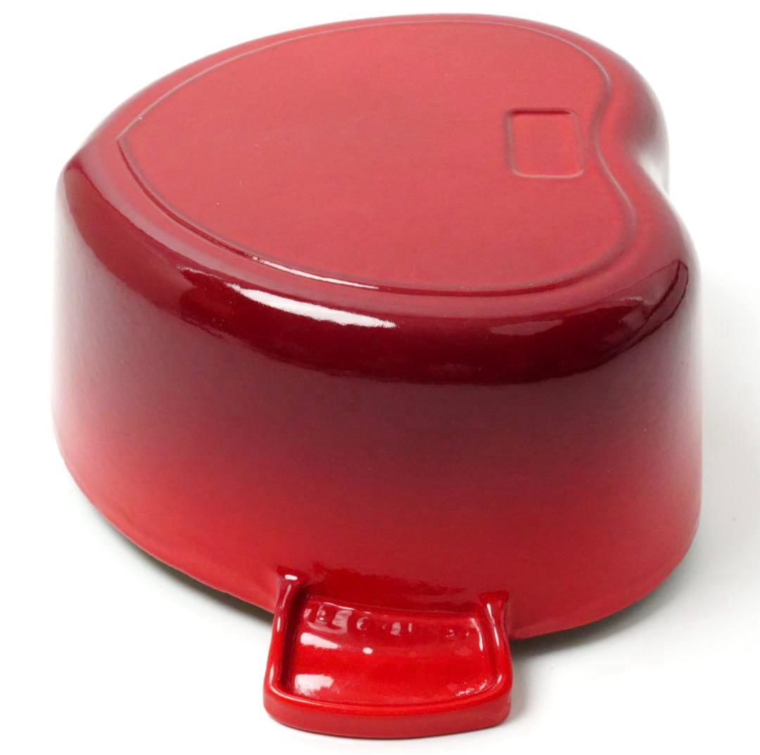 LE CREUSET　ココットダムール　ダムールプレート　チェリーレッド　2L
