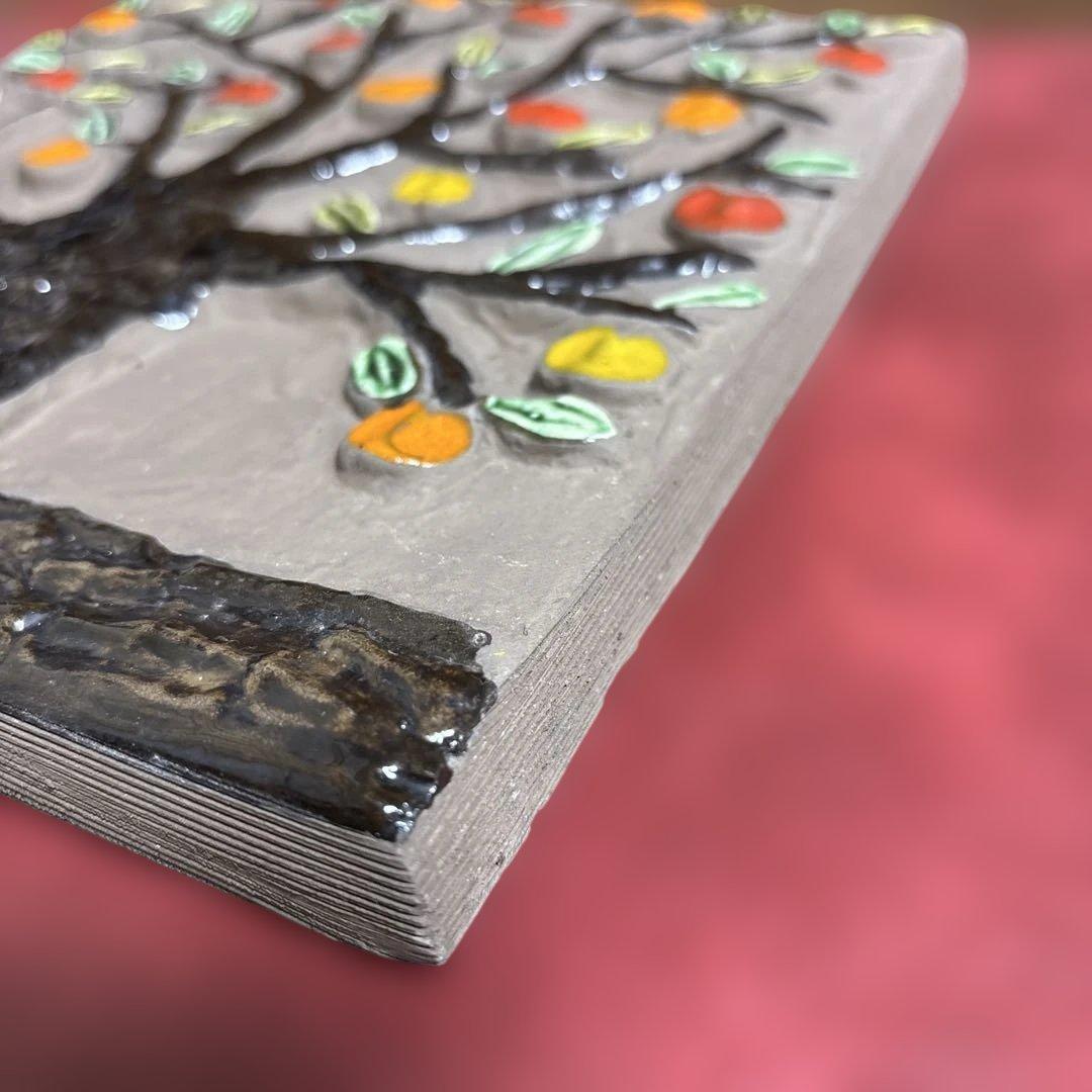 Jie Gantofta ジイ・ガントフタ リンゴの木 陶板 SWEDEN 美品