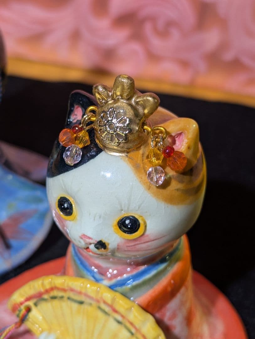 猫の雛人形