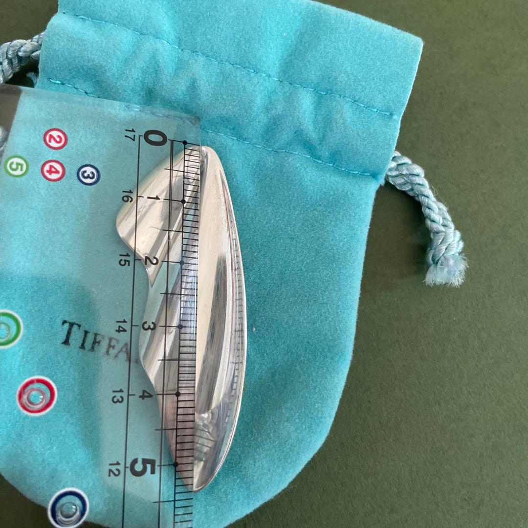 ピアノ★Tiffany エルサペレッティ フェザー ブローチ　シルバー