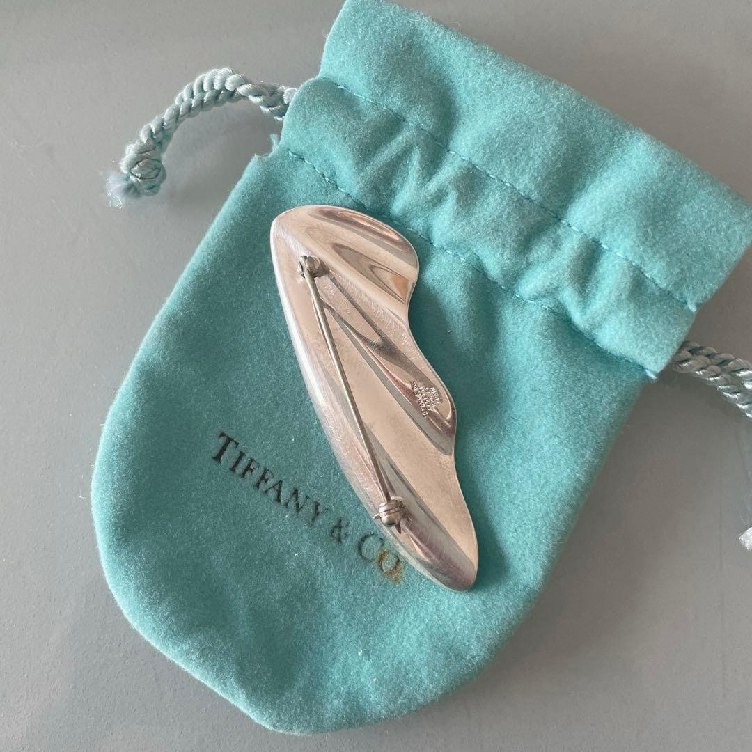 ピアノ★Tiffany エルサペレッティ フェザー ブローチ　シルバー