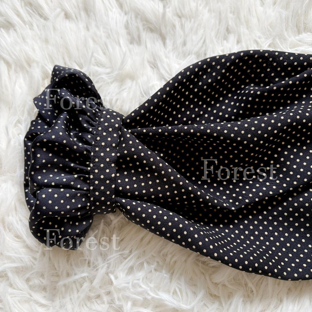 【美品】ミニドットプリントボウタイブラウス　size36　トゥモローランド