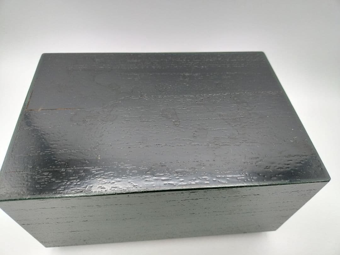 c861 茶箱 青漆 爪紅 紙箱 茶道具 古物