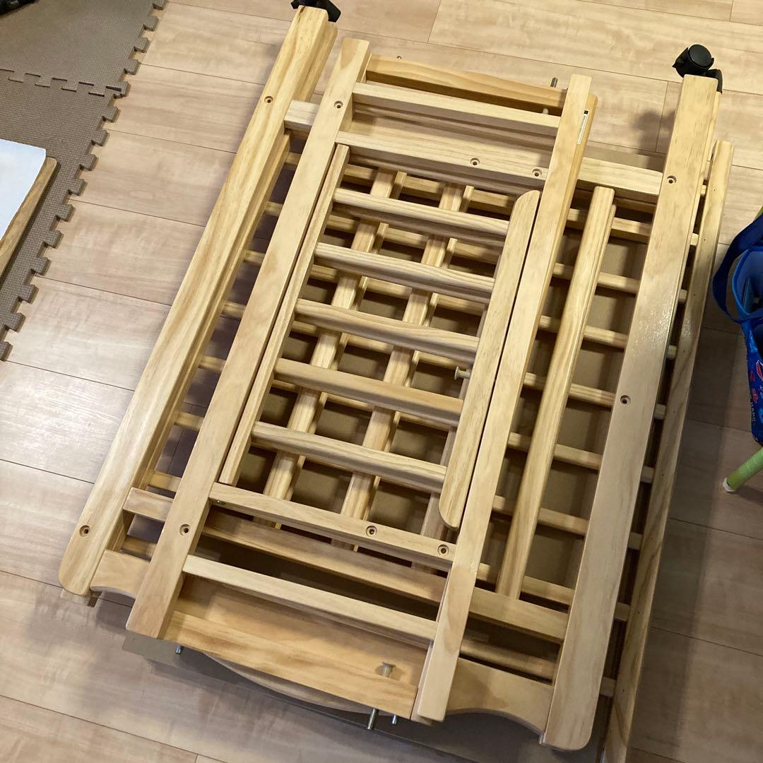 ティンバーベビーベッドミニ ハイタイプ