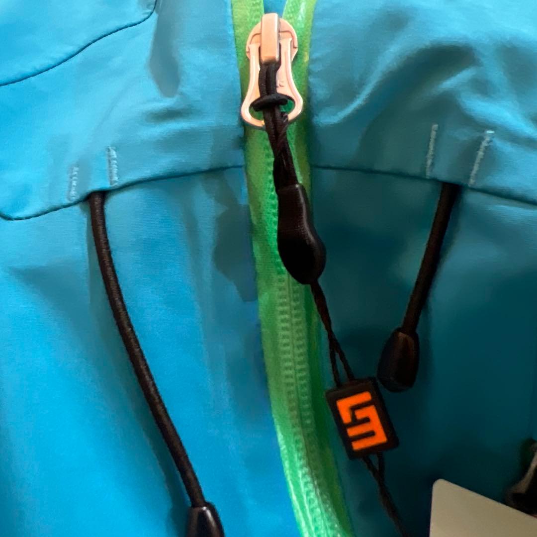 新品Lサイズ　高機能ラウドマウスゴルフメンズダントツ撥水レインウェア　ブルー