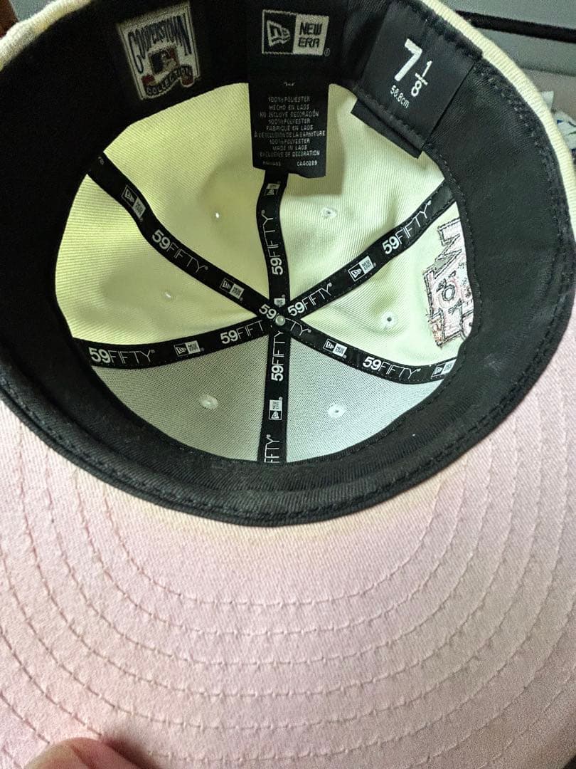 ニューエラ　ロサンゼルスドジャース　チョコ×ピンク