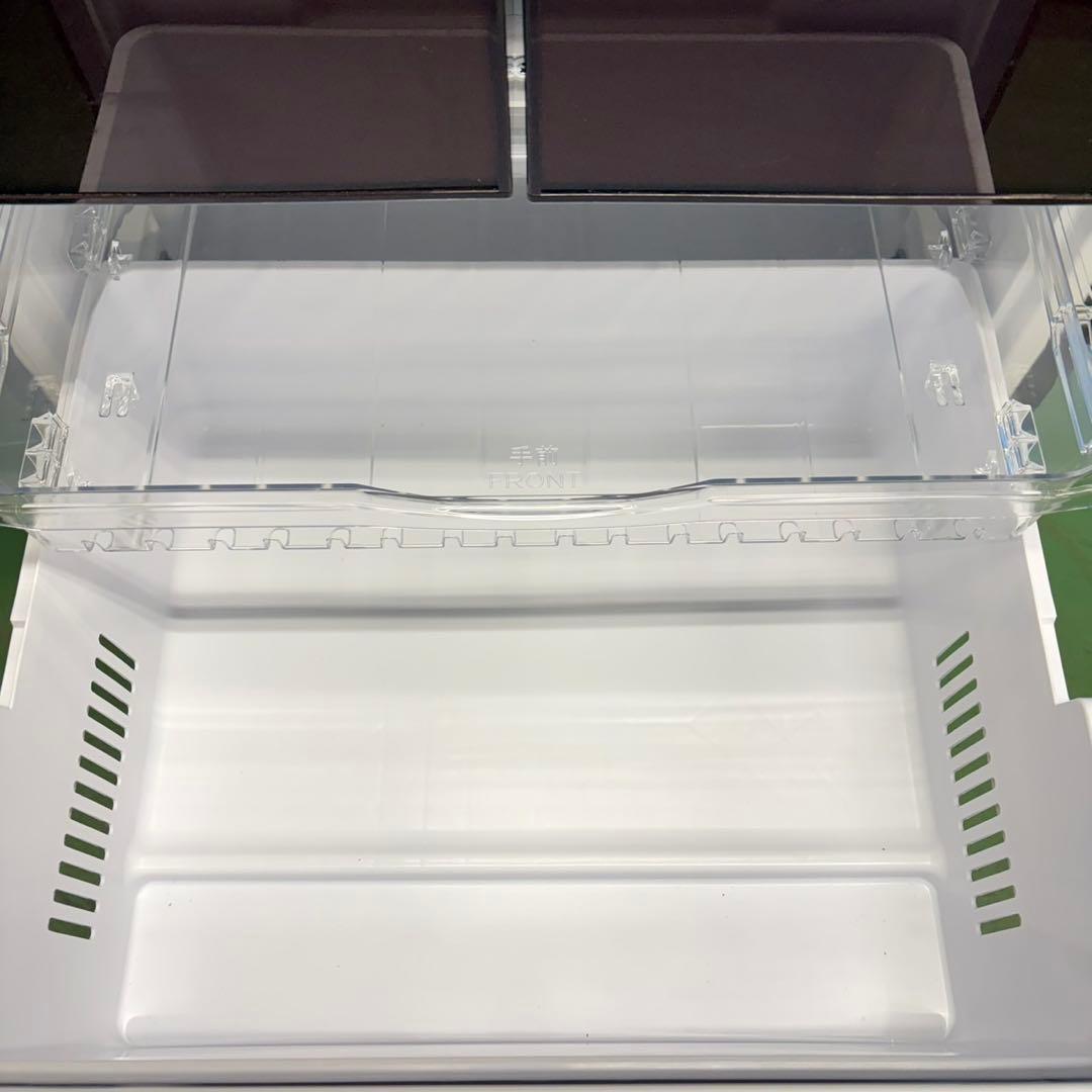 635 ガラストップ　5ドア　半年保証付　冷蔵庫　大型　400L強　極美品　関東